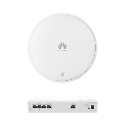 Kit De Router Multi-servicio / 1 Puerto 10/100/1000 Mbps(wan) / 4 Puertos 10/100/1000 Mbps(lan) Poe / 50w + Punto De Acceso Wi-fi 7 / 3.57 Gbps / Mu-mimo 2x2 (2.4gh Y 5ghz) / Smart Antenna Más Cobertura / Instalación En Techo Y Pared