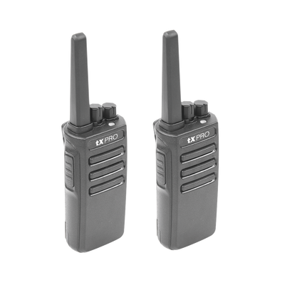 Duo De Radios Portatiles Uhf, 5w De Potencia, Scrambler De Voz, Alta Cobertura, 400-470 Mhz