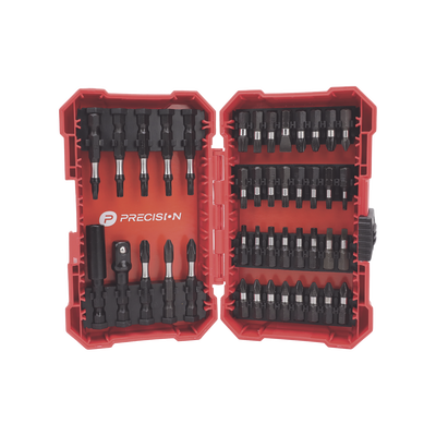 Juego De 42 Puntas Para Taladro + Estuche (entrada Hex. 1/4")