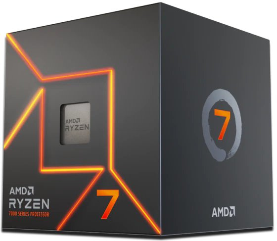 Procesador AMD Ryzen 7 7700 con AMD Radeon Graphics, Socket AM5, 5GHz, 8 Núcleos, 32MB Caché - Incluye Disipador