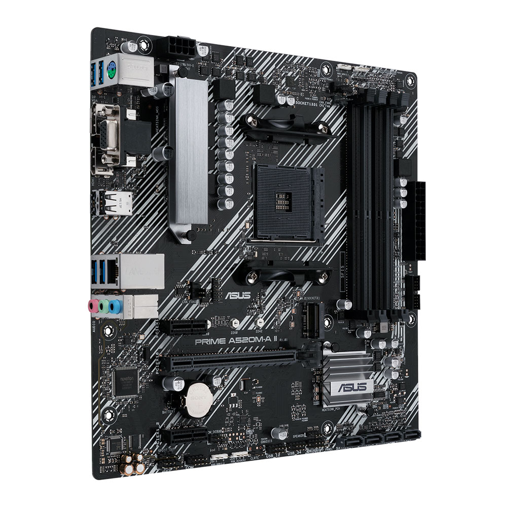 Tarjeta Madre Asus Prime A520m-a Ii/csm Amd Ryzen Am4 Ddr4 Dp/hdmi M.2