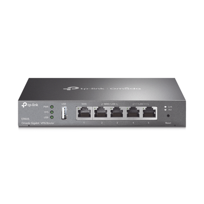 Router Omada Vpn / Sdn Multi-wan Gigabit / 1 Puerto Wan Gigabit / 2 Puertos Lan Gigabit / 2 Puertos Configurables Lan/wan / 150,000 Sesiones Concurrentes / Administración Centralizada Omada O Stand-alone / 1 Puerto Usb 2.0