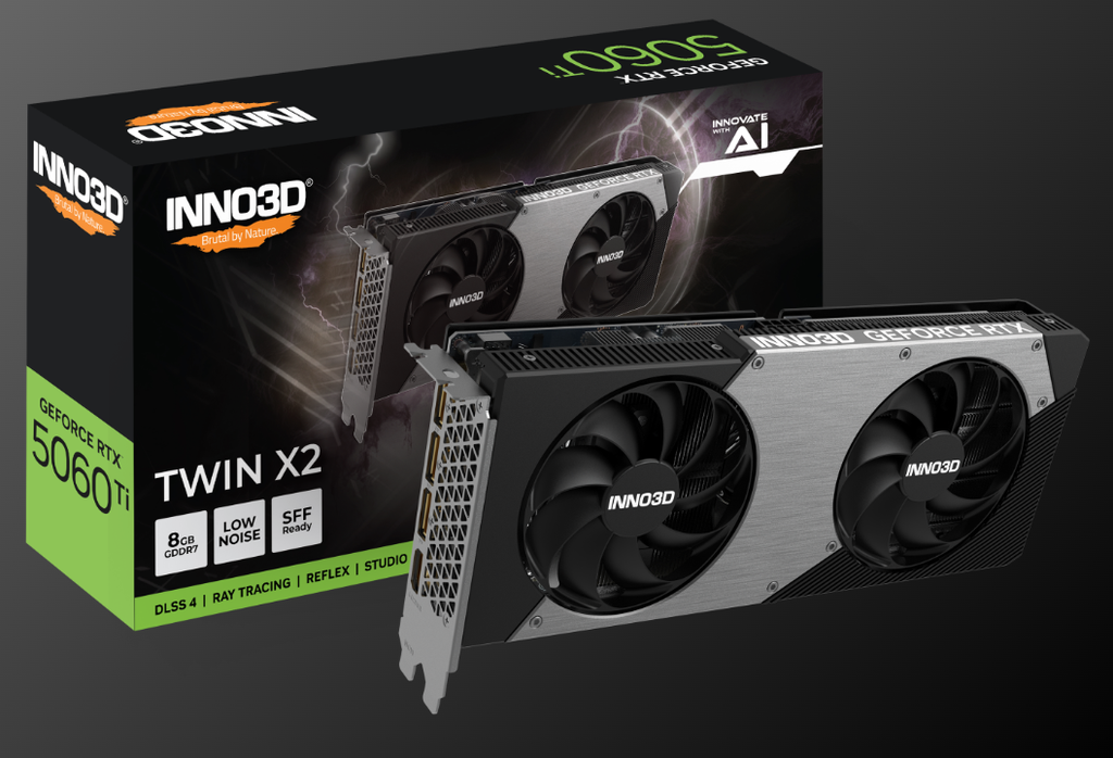 Tarjeta de Video  Inno3d Geforce Rtx 5060ti X2 8gb