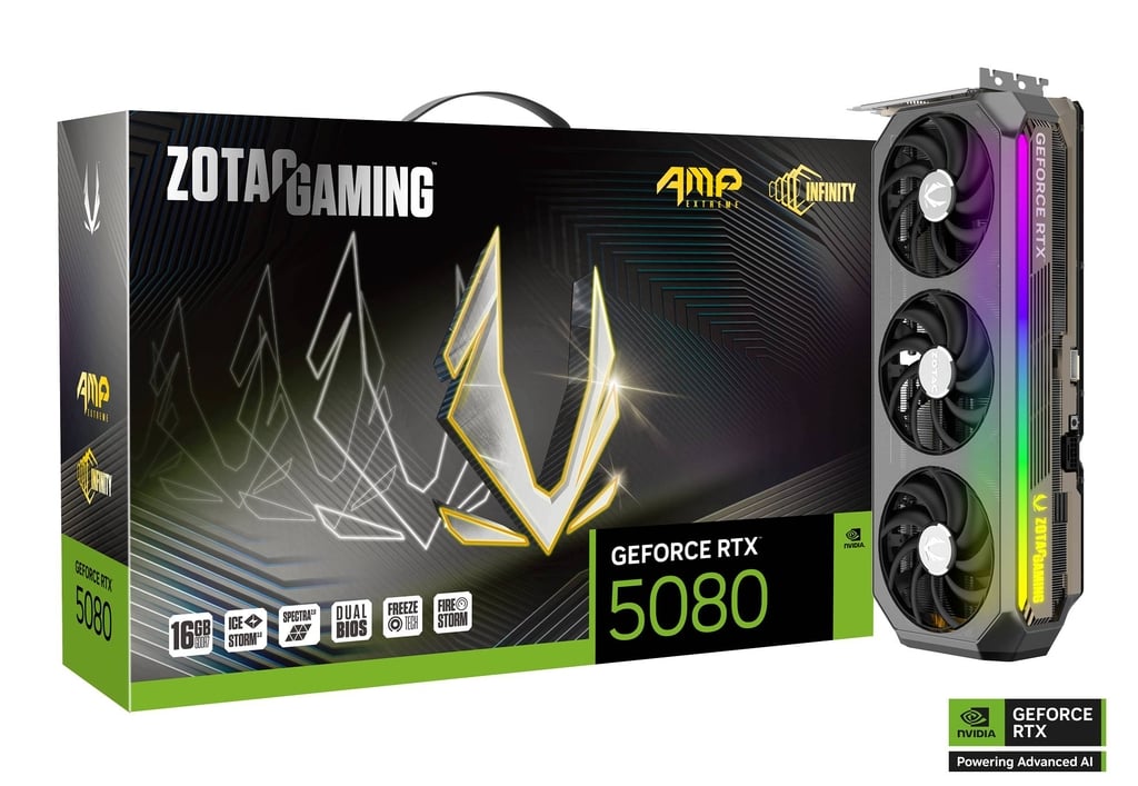 Tarjeta de Video  Zotac Gaming Geforce Rtx 5080 Amp Extreme Infinity