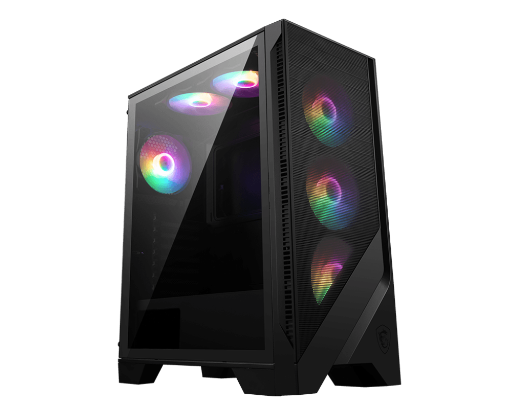 Gab Msi Mag Forge 120a Airflow  Negro Atx Cristal Tem