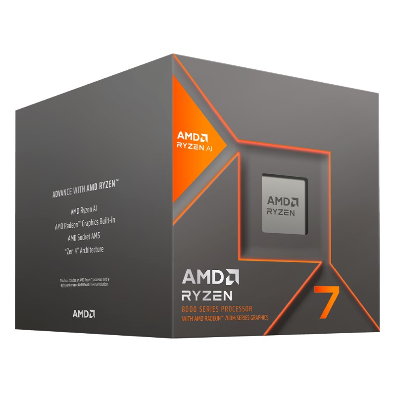 Cpu Amd Ryzen 7 8700g Am5 4.2ghz (100-100001236box)