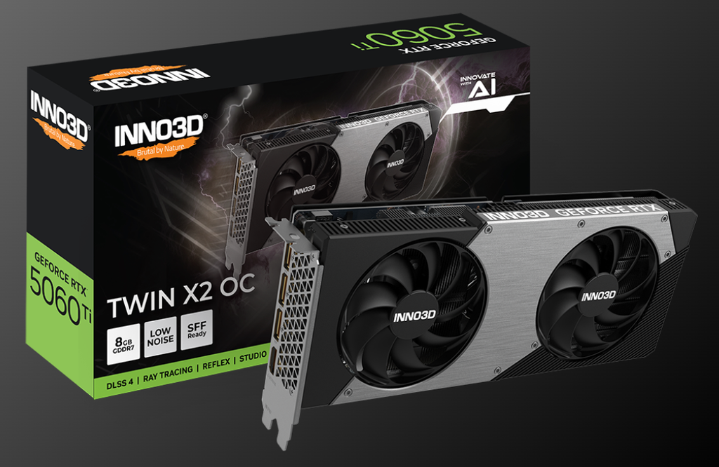 Gpu Inno3d Geforce Rtx 5060ti X2oc 8gb