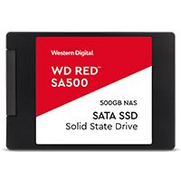 Unidad De Estado Solido Ssd Interno Wd Red Sa500 500gb 2.5 Sata3 6gb/s Lect.560mbs Escrit 530mbs 7mm