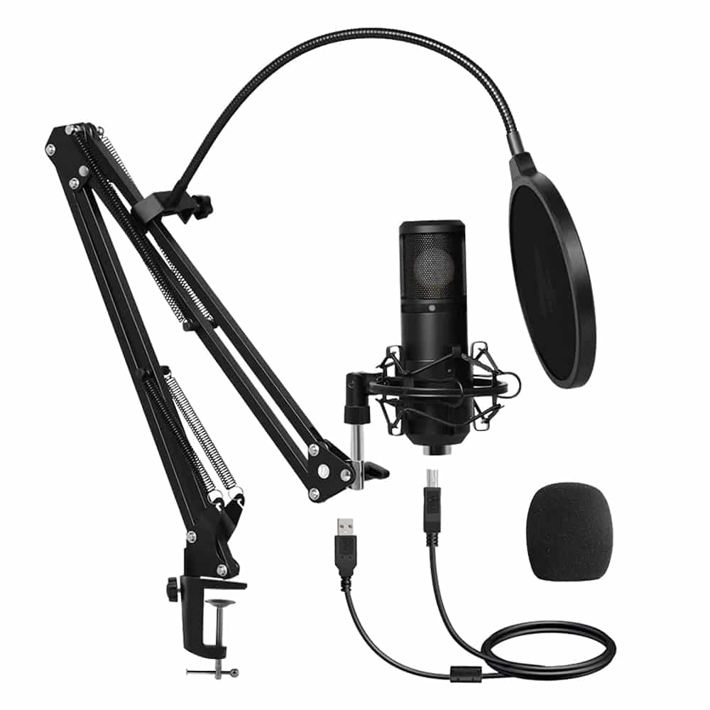 Microfono Balam Rush Usb Windows - Mac Os Filtro Anti-pop Black Stelar(br-932967)