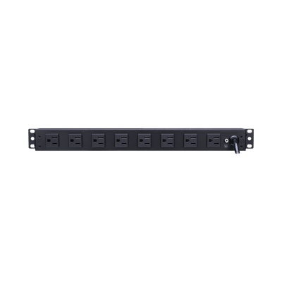 Pdu Básico Para Distribución De Energía, Con 8 Tomas Nema 5-15r Traseras, 1ur, 15 Amp, 120 Vca