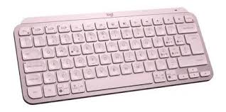 Teclado Logitech Mx Keys Mini Iluminado Bt 10mt Rose (920-010478)