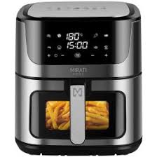 Freidora De Aire Con Ventana Mirati Con Capacidad De 8 Litros, 1500w, Temperatura De 80c-200c