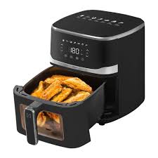 Freidora De Aire Digital Con Ventana / Mirati Home Con Capacidad De 5 Litros 1350w, 8  Modos
