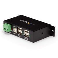 Adaptador Concentrador Hub Usb 2.0 De 4 Puertos Reforzado Industrial Con Alimentacion - Startech.com