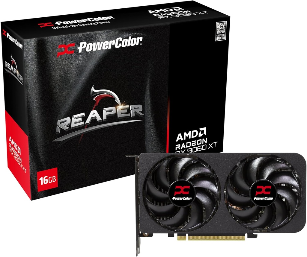 Tarjeta de Video Power Color Reaper Amd Radeon Rx 9060xt 16gb Ddr6