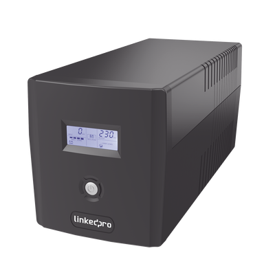 Ups 1000va/600 W Pantalla Lcd / Línea Interactiva 120vca / 6 Tomas 5-15r (4 Respaldadas) / Regulación De Voltaje / Protección Rj45