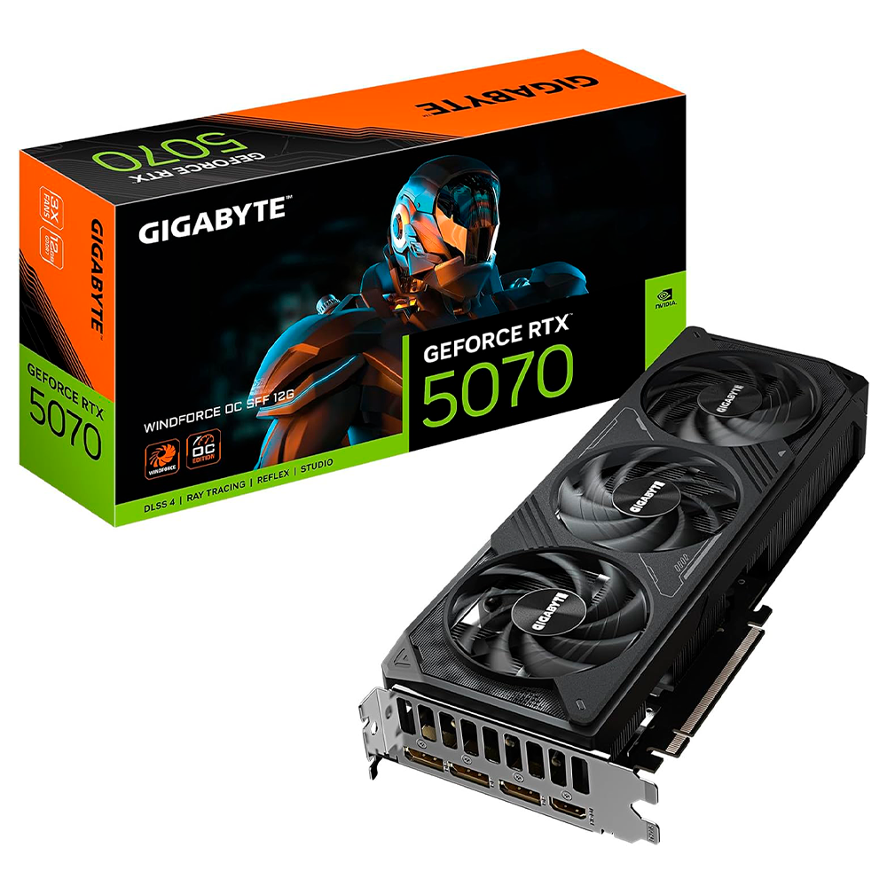 Gpu Gigabyte Nvidia Geforce Rtx 5070 Windforceocsff/12gb/256-bitgddr7/pciexpress5.0