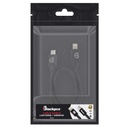 Cable Plastico Blackpcs Doble Punta V8/lightning Negro 30cm(cabldpp-1)