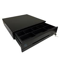 Cajon De Dinero Ec Line Heavy Duty Metalico Ec-cd-200m, Negro, Compartimentos 5 Billetes - 7 Monedas