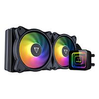 Enfriamiento Liquido Ocelot Gaming Oel240 / 240mm / Argb / 70 Cfm / 1800 Rpm / 32 Db / Intel Y Amd /