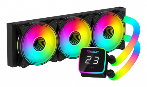 Enfriamiento Liquido Ocelot Gaming Oel360 / 360mm / Argb / 70 Cfm / 1800 Rpm / 32 Db / Intel Y Amd /