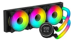 Enfriamiento Liquido Ocelot Gaming Polar Wave 360 Black / 360mm / Argb / 70 Cfm / 1800 Rpm / 32 Db /