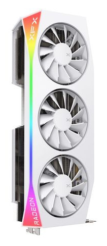 Tarjeta De Video Xfx Mercury Rx 9070 Xt Magnetic Air White/ Rgb/16gb/ Gddr6/ Pcie 5.0/256 Bit/gama