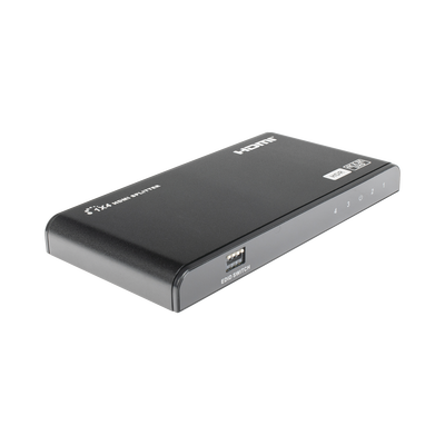 Divisor (splitter) Hdmi 4k De 1 Entrada A 4 Salidas (simultaneas) / Soporta 4k×2k  / Ajuste De Resoluciones Edid / Hdr / Hdmi 2.0 /  Hdcp 2.2  / Permite Mezclar Pantallas En 4k Y 1080p
