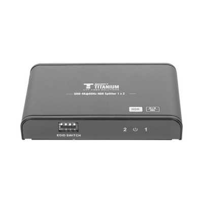 Divisor (splitter) Hdmi 4k De 1 Entrada A 2 Salidas (simultaneas) / Soporta 4k×2k / Ajuste De Resoluciones Edid / Hdr / Hdmi 2.0 /  Hdcp 2.2  / Soporta Formatos De Audio Dolby Digital / Longitud Del Cable De Entrada Y Salida ≤10m.