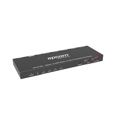 Splitter Hdmi 1x4 | 1 Entrada A 4 Salidas (simultaneas) | 4k@60hz | Extractor De Audio | Down Scaler | Hdr  4:4:4 | Edid | 18gbps