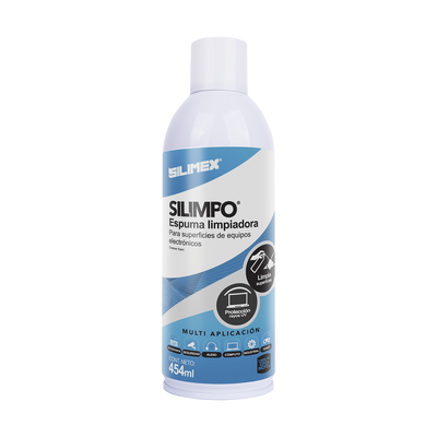 Espuma Limpiadora Para Todo Tipo De Superficies Plásticas Y Metálicas De Sistemas De Vídeo, Audio, Telefonía Y Equipo De Computo, Contiene Protectores De Rayos Uv, 454 Ml