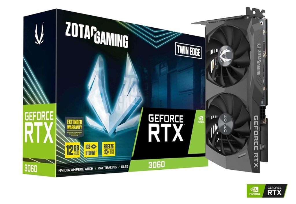 Tarjeta de Video Zotac Gaming Geforce Rtx 3060 Twin Edge 12gb Gddr6
