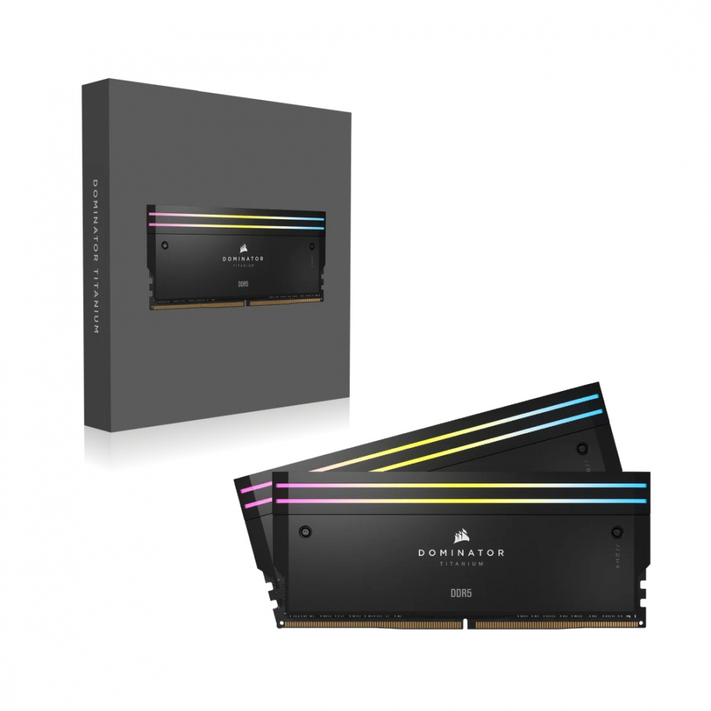 Memoria Ram Corsair Ddr5 Cudimm Vengeance Rgb 48 Gb (2x24) 8000mts/ Cl38 Plateado