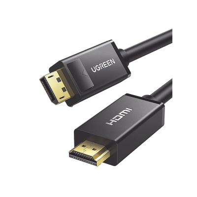 Cable Dp Macho A Hdmi Macho / Longitud 3m / Soporta 4k@30hz / Soporta 3d / Cobre Estañado 28awg / Blindaje Interno Múltiple / Transmisión Unidireccional / Botón De Liberación / Chip De Última Generación