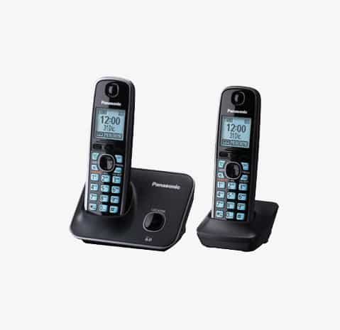 Panasonic  Telefono Inalambrico P. Lcd 1.8 + 1 Auri Negro(kx-tg4112meb)
