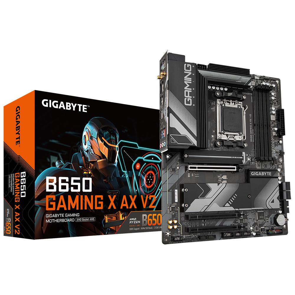 Tarjeta Madre Gigabyte B650 Gaming X Ax V2 / Socket Amd Am5 / Ddr5 8000 Mt/s / Dp / Hdmi / Wifi 6 /
