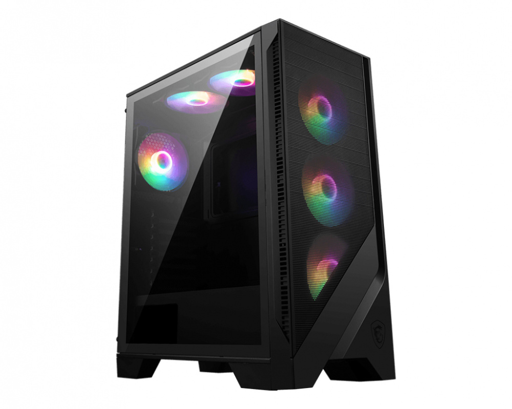 Gabinete Gaming Msi Mag Forge 120a Airflow/ Media Torre / Atx/micro Atx/mini Itx/ Negro/ Sin