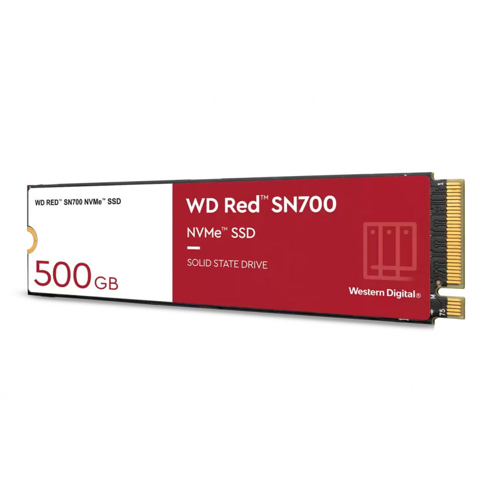 Unidad De Estado Solido Ssd Interno Wd Red Sn700 500gb M.2 2280 Nvme Pcie Gen3 X4 Lect.3430mbs