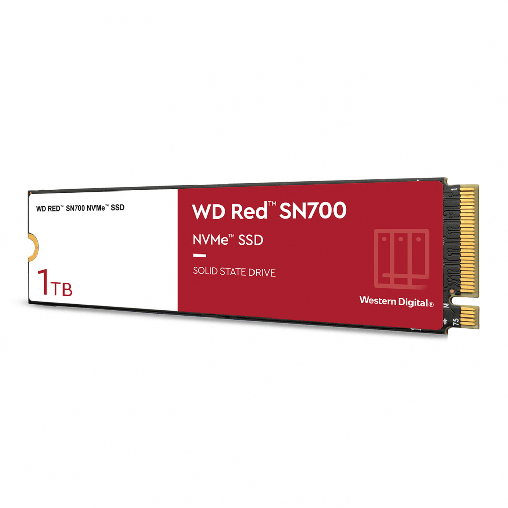 Unidad De Estado Solido Ssd Interno Wd Red Sn700 1tb M.2 2280 Nvme Pcie Gen3 X4 Lect.3430mbs