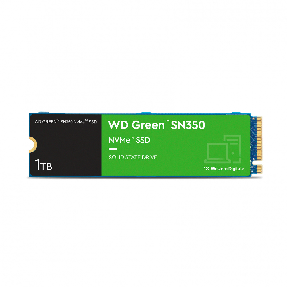 Unidad Ssd M.2 Wd Sn350 1tb Wds100t2g0c Green Pcie Nvme