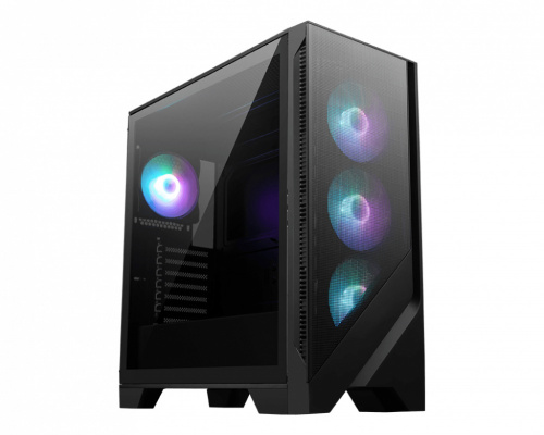 Gabinete Gaming Msi Mag Forge 321r Airflow / Media Torre / Atx/micro Atx/mini Itx/ Negro/ Sin