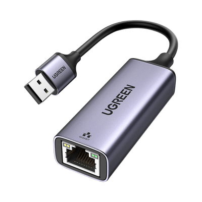Adaptador De Red Usb-a 3.0 A Rj45 /admite 10/100/1000 Mbps / Caja De Aluminio / Longitud Del Cable 10 Cm