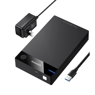 Carcasa De Disco Duro Para  3.5" Y  2.5" (enclosure) | Con Cable Usb 3.0 | Para Hdd 3.5" / Ssd 2.5" | Sata I/ii/iii | Uasp | Hasta 16 Tb | Compatible Con Windows, Linux, Mac Os | No Requiere Controlador | Cable 1m | Incluye Adaptador D