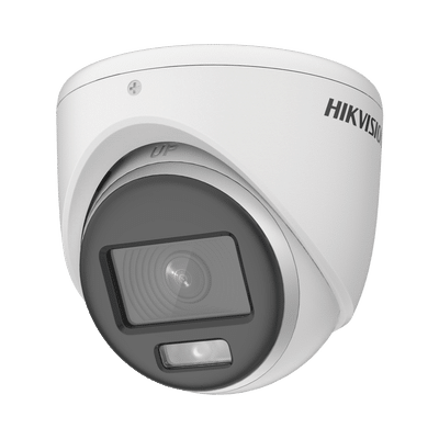 [colorvu] Turret Turbohd 2 Megapixel (1080p) / Imagen A Color 24/7 / Lente 2.8 Mm / Metal / Luz Blanca 20 Mts / Exterior Ip67 / Tvi-ahd-cvi-cvbs / Dwdr