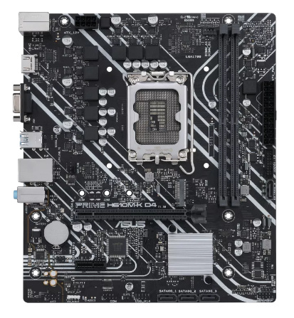 Mb Asus H610 Intel S-1700 12a Gen/2x Ddr4 2666/hdmi/d-sub/m.2/2x Usb3.2/micro Atx/gama Basica
