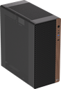 Gabinete Formula Timberline T2 Black / Wood Mid At, 3 Air Fan Rgb, 1usb Tipoc , 1 Usb 2.0