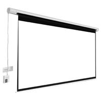 Pantalla Proyeccion Electrica Multimedia Screen Mse-216, 120 Pulgadas Diagonal, Medida 216 Cm X 216