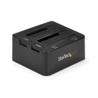 Base Docking Station Usb 3.0 De 2 Bahias Sata Iii De 2.5 O 3.5 Pulgadas Para Ssd O Disco Duro Base