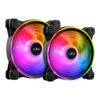 Ventilador Adata Xpg Hurricane 140mm Argb Pwm 700 1800 Rpm Negro (hurricane140argbpwm-bkcww)
