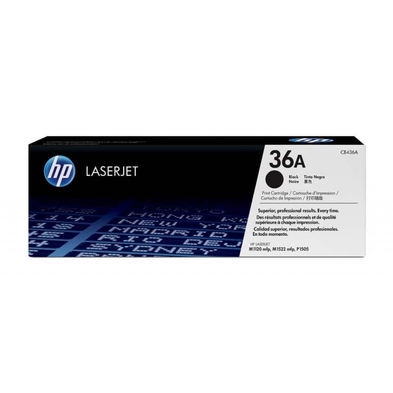 Toner                                                                                                                                                                                         Hp 36a Negro Para Laserjet 1505/m1120 (cb436a)